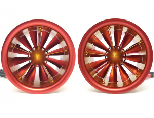 JP Hobby 80mm 12 Blade Full Metal Counter Rotating EDF Set 2200Kv For 6S